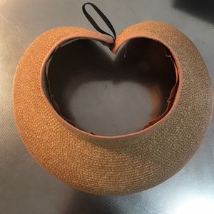 New! BMC Roll Up Travel Straw Hat -Adjustable Size